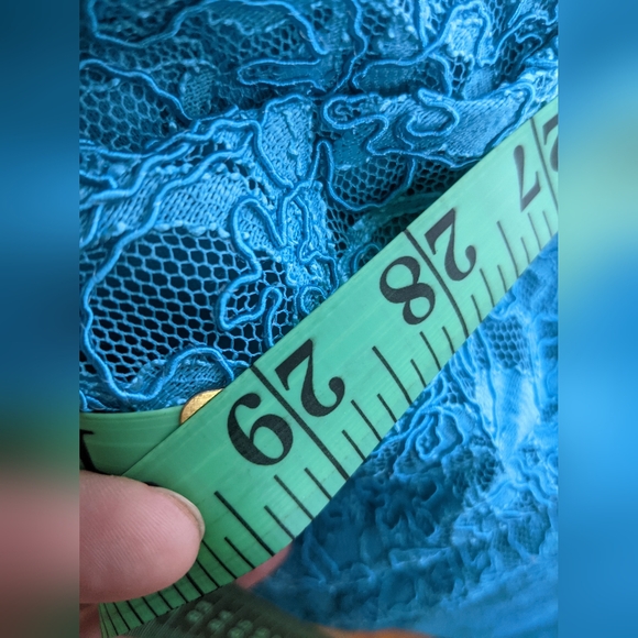 Blue lace dress size Small - Picture 6 of 9